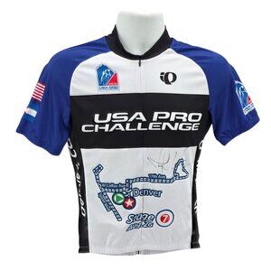 Pearl Izumi Mens Small Cycling Jersey USA Pro Challenge 2012 Colorado  *Autograp